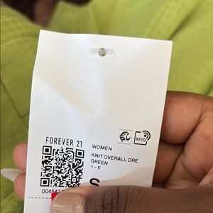 Forever 21 Lime Green Suspender Dress